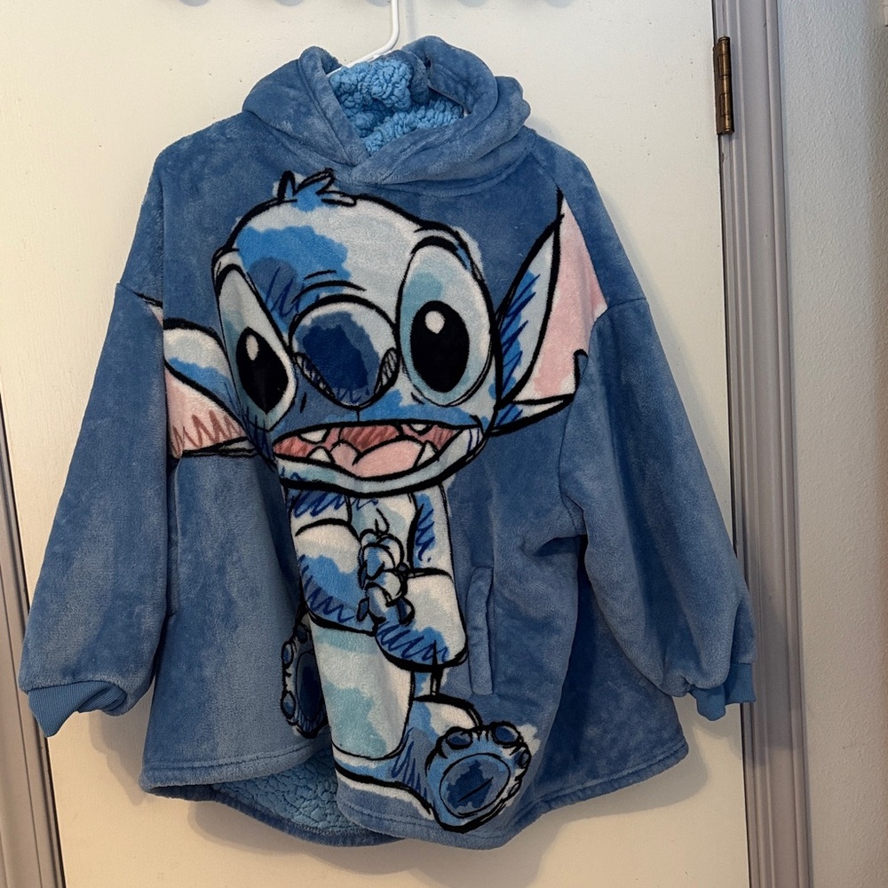 Disney Blue Stitch Kids Hoodie